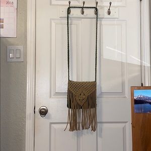 Boho Crossbody Crocheted bag